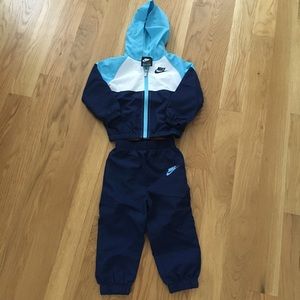 Nike 24M Windsuit (Jacket & Pants), Navy colorblock